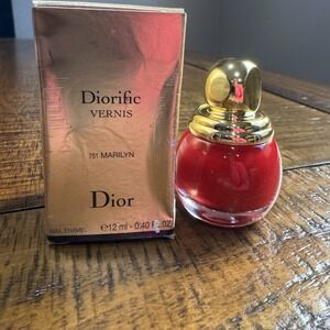 Dior Diorific Vernis 751 Marilyn RED 12ml (.40 Fl Oz).  Brand New In Box!